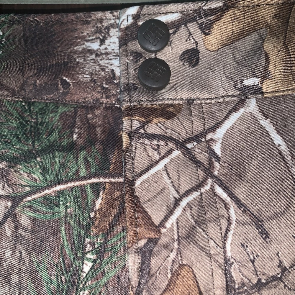 Columbia Camouflage Pants Size XL PHG Omni-Heat Realtree Extra Waterproof 40x34 - Picture 9 of 16